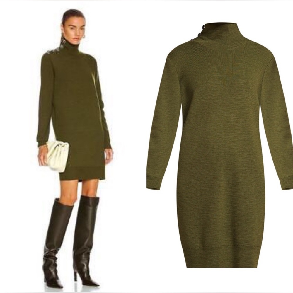 Veronica beard BANNER 100% Merino Wool SWEATER DRESS size S